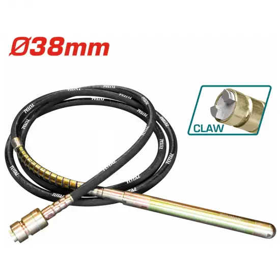 TOTAL ΕΠΑΓΓ. ΕΥΚΑΜΠΤΟΣ ΑΞΟΝΑΣ (ΜΑΡΚΟΥΤΣΙ) Claw type Φ-38mm / 6m (TPVP1381)