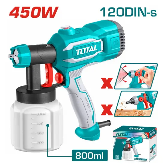 TOTAL ΗΛΕΚΤΡΙΚΟ ΠΙΣΤΟΛΙ ΒΑΦΗΣ 450W (TT3506)