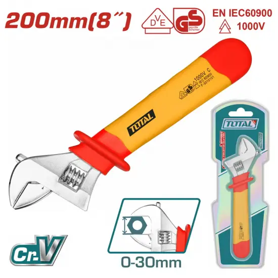 TOTAL ΓΑΛΛΙΚΟ 1000V VDE 8" / 200mm (THIADW081)