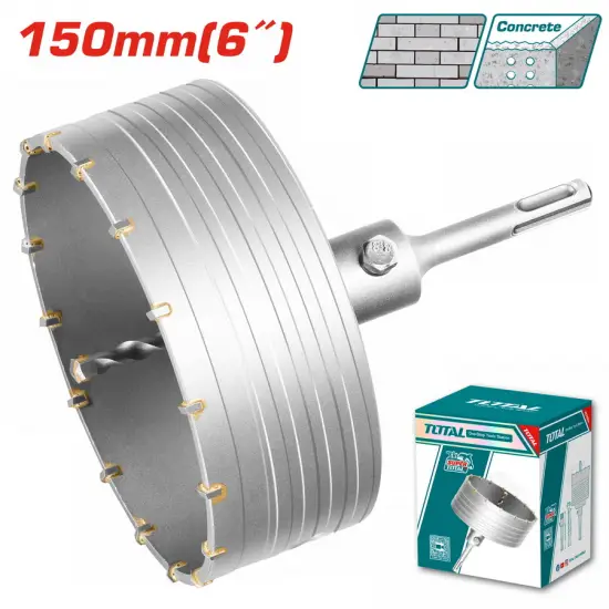 TOTAL ΔΙΑΜΑΝΤΟΚΟΡΩΝΑ ΜΠΕΤΟΥ SDS - PLUS 150mm (TAC4301501)