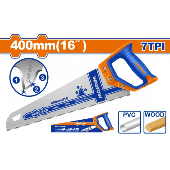 WADFOW ΣΕΓΑΤΣΑ ΞΥΛΟΥ & PVC 400mm (WHW8G16)