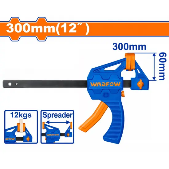 WADFOW ΣΦΙΓΚΤΗΡΑΣ ΜΑΡΑΓΚΩΝ ΑΥΤΟΜΑΤΟΣ 12" / 60X300mm (WCP4312)