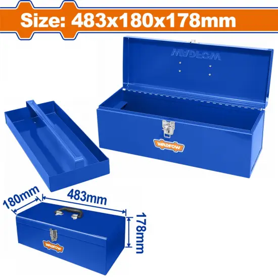 WADFOW ΕΡΓΑΛΕΙΟΘΗΚΗ ΜΕΤΑΛΛΙΚΗ 483Χ180Χ178mm (WTB8A12)
