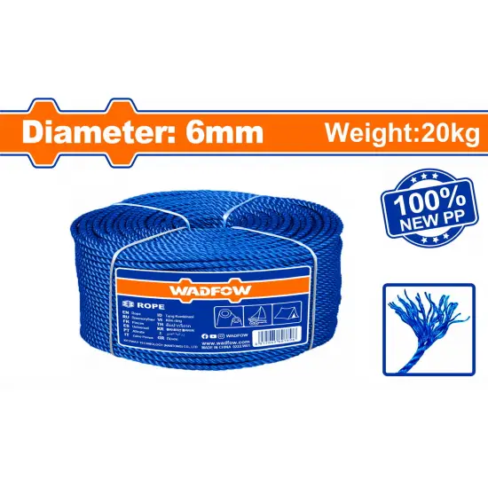 WADFOW ΣΧΟΙΝΙ ΡΡ 6mm / 1.300m / 20Kg (WRZ2306)