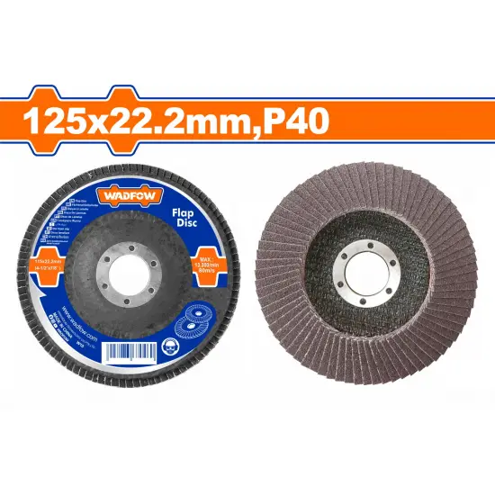 WADFOW ΠΟΛΥΠΤΕΡΟ ΓΥΑΛΙΣΜΑΤΟΣ 125mm Ρ40 (WYL2301)