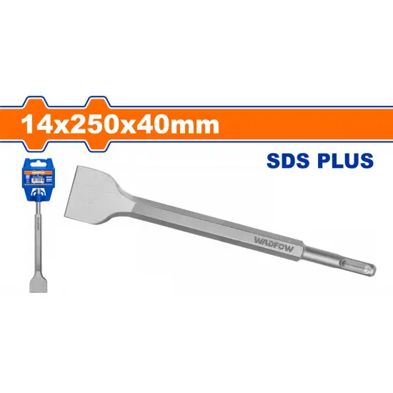 WADFOW ΚΑΛΕΜΙ ΦΑΡΔΥ SDS-PLUS 14 X 250 X 40mm (WGZ1203)