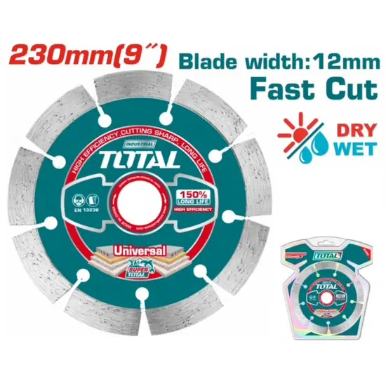 TOTAL ΔΙΑΜΑΝΤΟΔΙΣΚΟΣ UNIVERSAL 230 Χ 22.2mm (TAC21123012)