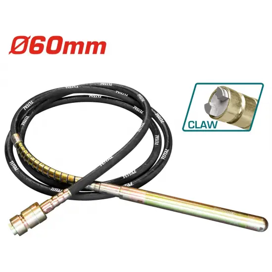 TOTAL ΕΠΑΓΓ. ΕΥΚΑΜΠΤΟΣ ΑΞΟΝΑΣ (ΜΑΡΚΟΥΤΣΙ) Claw type Φ-60mm / 6m (TPVP1601)