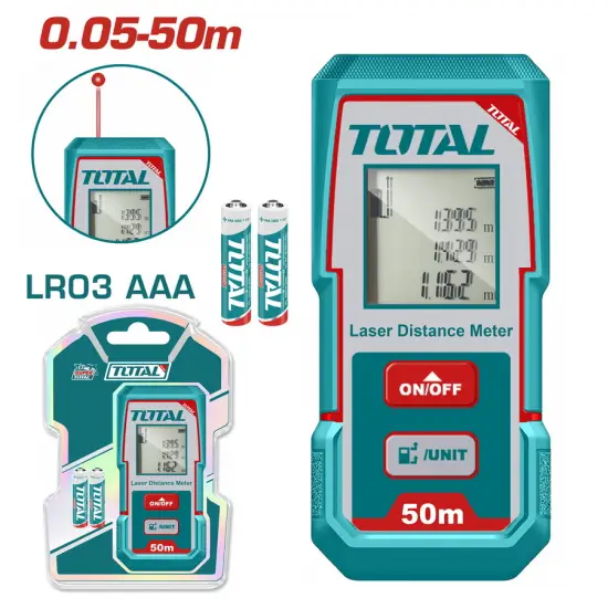 TOTAL ΕΠΑΓΓ. ΜΕΤΡΗΤΗΣ ΑΠΟΣΤΑΣΕΩΝ LASER 0.05 - 50m (ΤMT55016)
