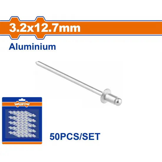 WADFOW ΠΡΙΤΣΙΝΙΑ ΑΛΟΥΜ. 3.2 X 12.7mm 50TEM (WREZK13)
