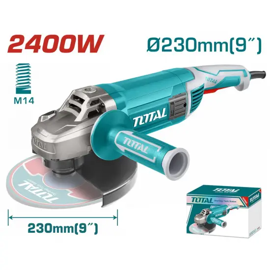 TOTAL ΕΠΑΓΓ. ΓΩΝΙΑΚΟΣ ΛΕΙΑΝΤΗΡΑΣ 2.400W - 230mm (TG1252306E)