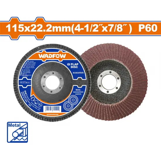 WADFOW ΠΟΛΥΠΤΕΡΟ ΓΥΑΛΙΣΜΑΤΟΣ 115mm Ρ60 (WYL0412)