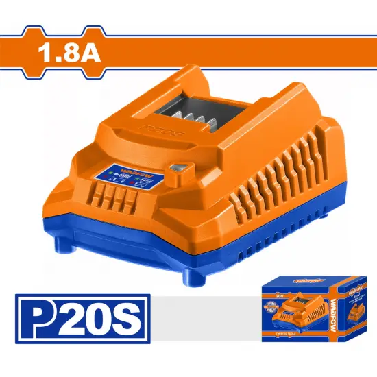 WADFOW ΦΟΡΤΙΣΤΗΣ 1.8A ΓΙΑ ΜΠΑΤΑΡΙΕΣ Li-ion 20V (WFCP518E)