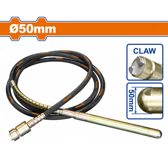 WADFOW ΕΥΚΑΜΠΤΟΣ ΑΞΟΝΑΣ (ΜΑΡΚΟΥΤΣΙ) Claw type Φ - 50mm / 6m (WVRP1A50)