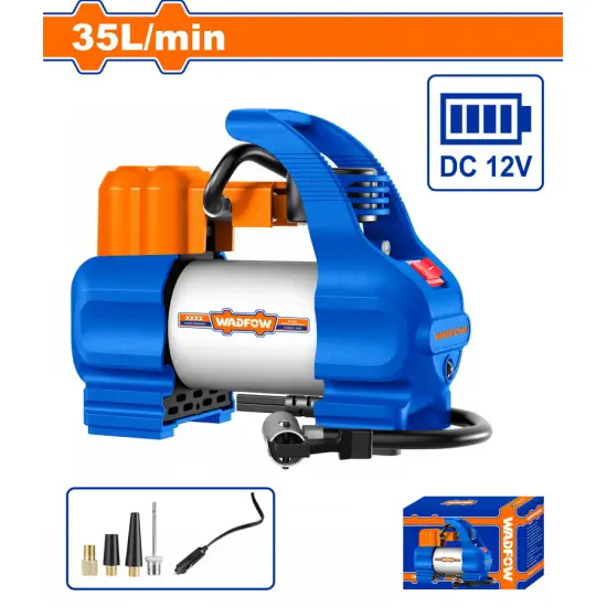 WADFOW ΚΟΜΠΡΕΣΕΡ ΑΕΡΟΣ ΑΥΤΟΚΙΝΗΤΟΥ 12V / 10A / 35Lit/min (WAAC561)