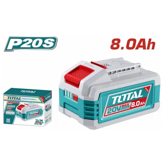 TOTAL ΕΠΑΓΓ. ΜΠΑΤΑΡΙΑ Li-ion 20V / 8Ah (TFBLI2128)