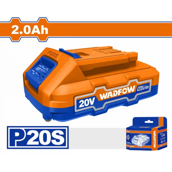 WADFOW ΜΠΑΤΑΡΙΑ Li-ion 20V / 2Ah (WLBP520E)