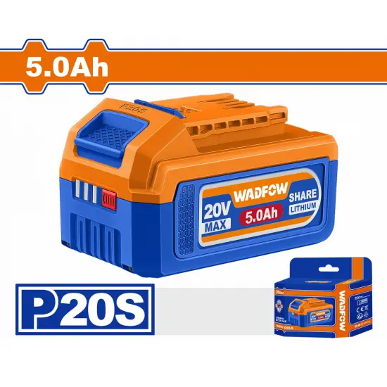WADFOW ΜΠΑΤΑΡΙΑ Li-ion 20V / 5Ah (WLBP550E)