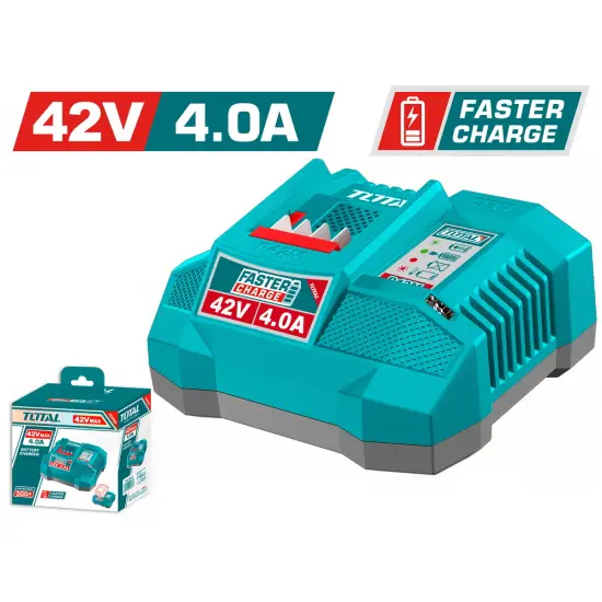 TOTAL ΕΠΑΓΓ. ΤΑΧΥΦΟΡΤΙΣΤΗΣ 4Α ΓΙΑ ΜΠΑΤΑΡΙΕΣ Li-ion 42V (TFCLI42041)