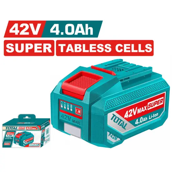 TOTAL ΕΠΑΓΓ. ΜΠΑΤΑΡΙΑ Li-ion 42V / 4Ah (TFBLI42402)