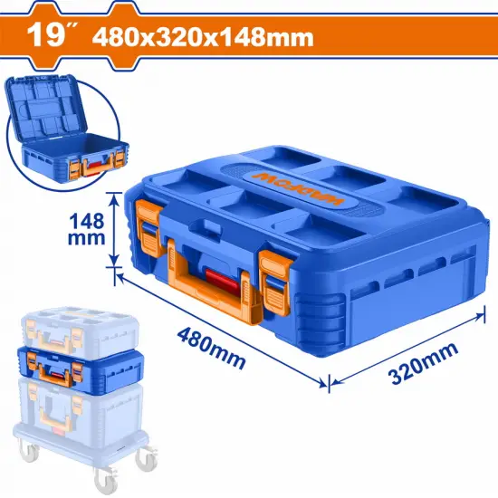 WADFOW ΠΛΑΣΤΙΚΗ ΕΡΓΑΛΕΙΟΘΗΚΗ 19" Stackable (WTB6602)