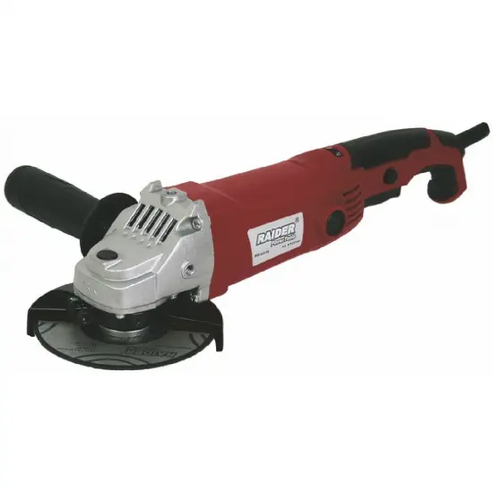 RAIDER ΓΩΝΙΑΚΟΣ ΤΡΟΧΟΣ 125mm ΡΥΘΜ. 1150W RD-AG39 020140