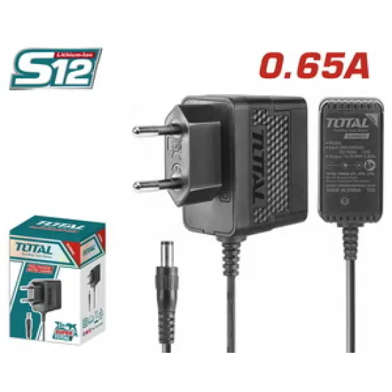 TOTAL ΦΟΡΤΙΣΤΗΣ ΓΙΑ ΜΠΑΤ. Li-ion 12V / 1.5Ah ΓΙΑ TDLI1232 / TIDLI1232 / TSPLI1212 / TDLI1211 (TCLI12071)