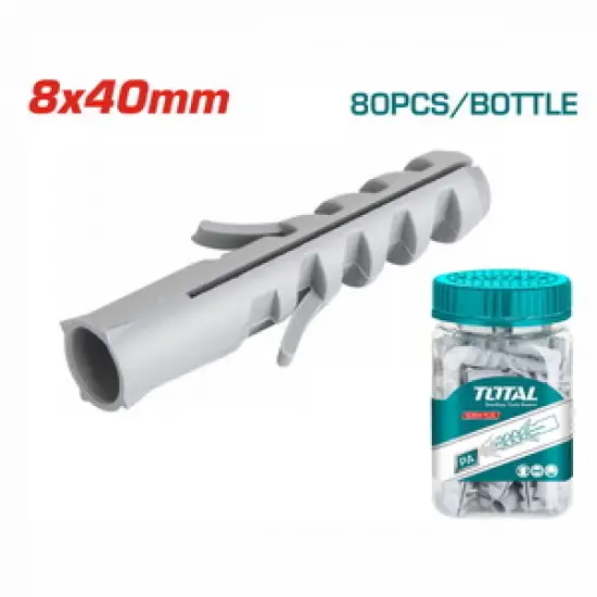 TOTAL ΒΙΣΜΑΤΑ ΠΛΑΣΤΙΚΑ 8mm 80TEM ΣΕ ΒΑΖΑΚΙ (WJSP0804011)