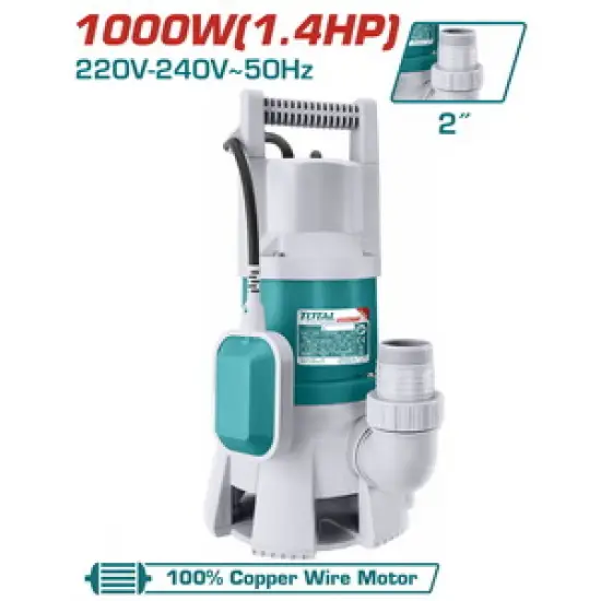 TOTAL ΥΠΟΒΡΥΧΙΑ ΑΝΤΛΙΑ ΑΚΑΘΑΡΤΩΝ ΥΔΑΤΩΝ 1.000W (TWP810001)