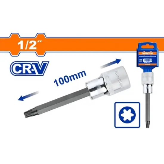 WADFOW ΚΑΡΥΔΑΚΙ TORX 1/2" T27Χ100mm (WSC5213)