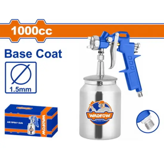 WADFOW ΠΙΣΤΟΛΙ ΒΑΦΗΣ ΚΑΤΩ ΔΟΧΕΙΟ ΜΕΤΑΛΛΙΚΟ 1000cc / 1.5mm (WGA1510)