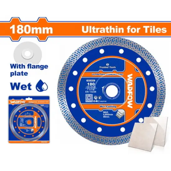 WADFOW ΔΙΑΜΑΝΤΟΔΙΣΚΟΣ ΥΓΡΑΣ ΚΟΠΗΣ ΛΕΠΤΟΣ 180 Χ 1.4mm (WDC4K04)