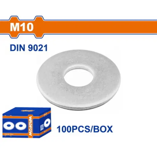WADFOW ΡΟΔΕΛΑ ΓΑΛΒ. DIN9021 10mm 100TEM (WVWC514)