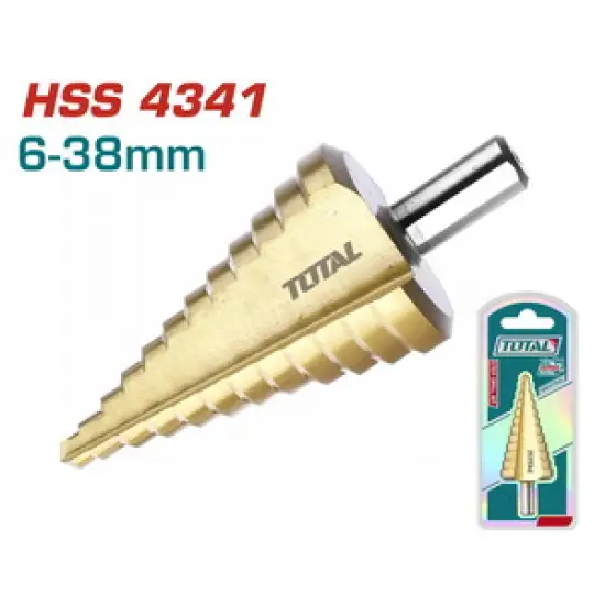 TOTAL ΕΠΑΓΓ. ΤΡΥΠΑΝΙ ΚΩΝΙΚΟ 6-38mm (TAC7563801)