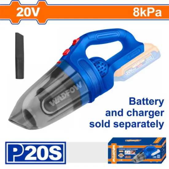 WADFOW ΣΚΟΥΠΑΚΙ ΜΠΑΤ. Li-ion 20V ΧΩΡΙΣ ΜΠΑΤΑΡΙΑ & ΦΟΡΤΙΣΤΗ (WLV2020)