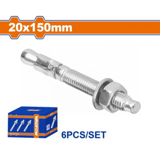 WADFOW ΒΙΣΜΑΤΑ ΜΕΤΑΛΛΙΚΑ ΓΑΛΒ. EXPRESS 20 Χ 150 6ΤΕΜ (WDQ2567)