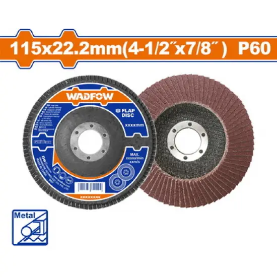 WADFOW ΠΟΛΥΠΤΕΡΟ ΓΥΑΛΙΣΜΑΤΟΣ 115mm Ρ60 (WYL0412)