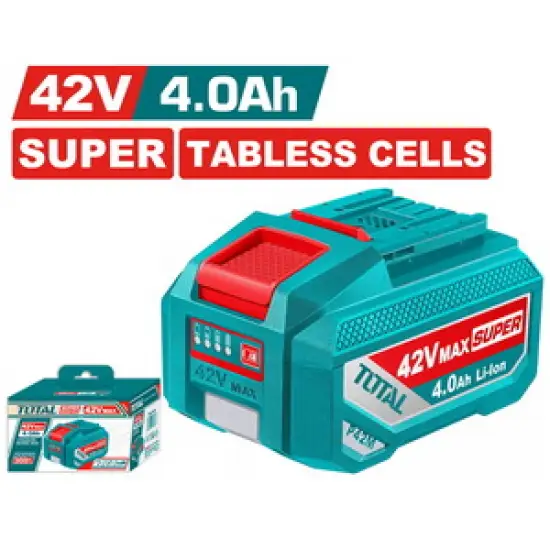 TOTAL ΕΠΑΓΓ. ΜΠΑΤΑΡΙΑ Li-ion 42V / 4Ah (TFBLI42402)
