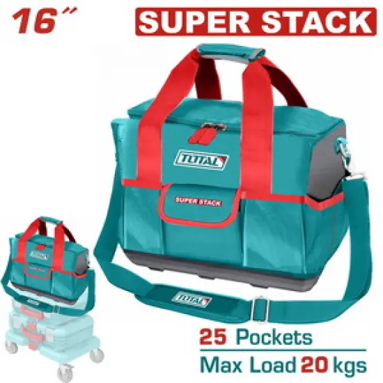TOTAL ΕΡΓΑΛΕΙΟΘΗΚΗ ΤΣΑΝΤΑ 16" SUPER STACK (THT16165)