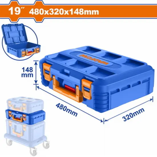 WADFOW ΠΛΑΣΤΙΚΗ ΕΡΓΑΛΕΙΟΘΗΚΗ 19" Stackable (WTB6602)