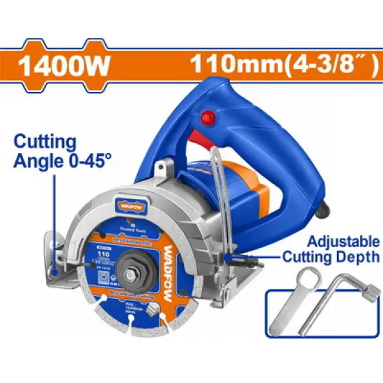 WADFOW ΚΟΦΤΗΣ ΥΓΡΑΣ ΚΟΠΗΣ 1.400W / Φ-110mm (WMR15141)