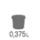 0.375L
