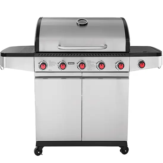 Ψησταριά Υγραερίου BBQ Με 5 Καυστήρες και 1 πλαΪνή εστία UNIMAC 661318