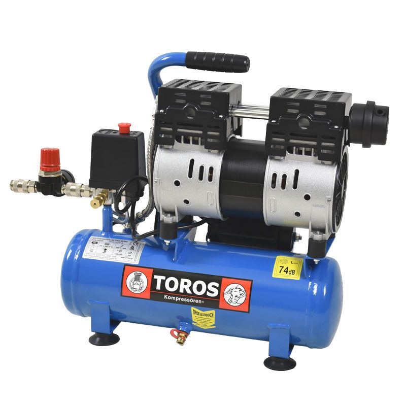 Αεροσυμπιεστής OIL FREE Χαμηλού Θορύβου TOROS 602086