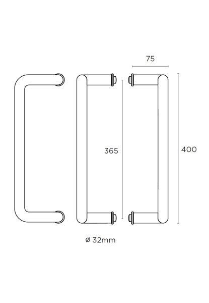 Λαβή εξώθυρας  CONVEX 929