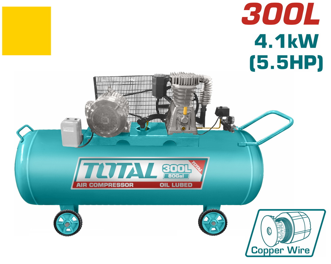 TOTAL ΕΠΑΓΓ. ΑΕΡΟΣΥΜΠΙΕΣΤΗΣ ΙΜΑΝΤΑ 4.1kW / 5.5HP / 300Lit (TC1553002)